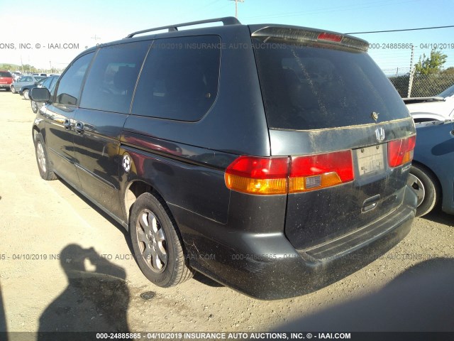 5FNRL189X4B024899 - 2004 HONDA ODYSSEY EXL GRAY photo 3