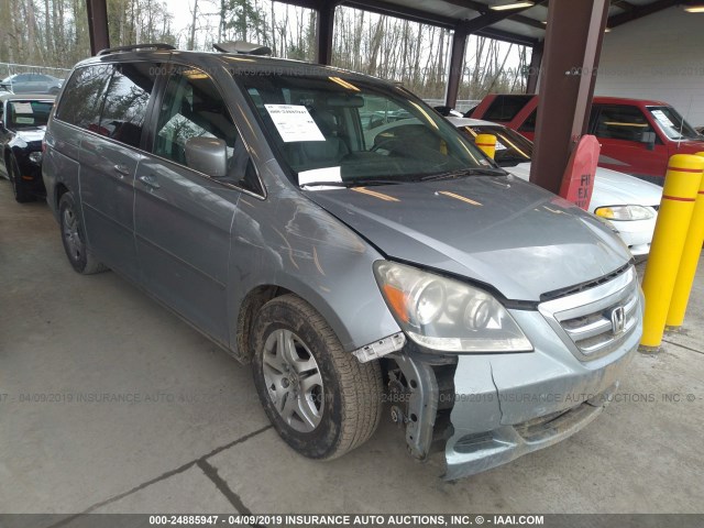 5FNRL38766B077368 - 2006 HONDA ODYSSEY EXL SILVER photo 1