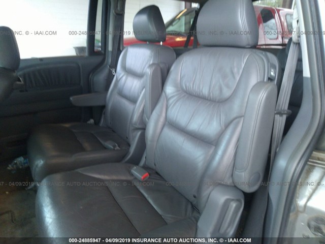 5FNRL38766B077368 - 2006 HONDA ODYSSEY EXL SILVER photo 8