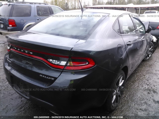 1C3CDFBAXDD333741 - 2013 DODGE DART SXT BLACK photo 4