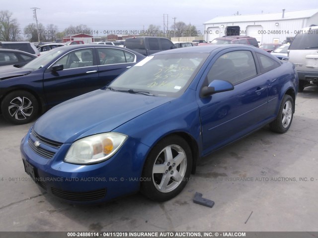 1G1AL15F767602725 - 2006 CHEVROLET COBALT LT BLUE photo 2