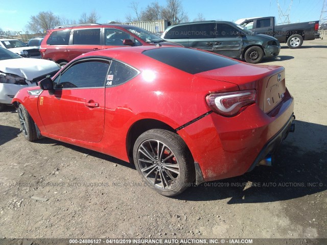 JF1ZNAA10D1701083 - 2013 TOYOTA SCION FR-S RED photo 3