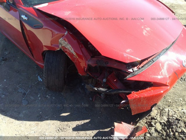 JF1ZNAA10D1701083 - 2013 TOYOTA SCION FR-S RED photo 6