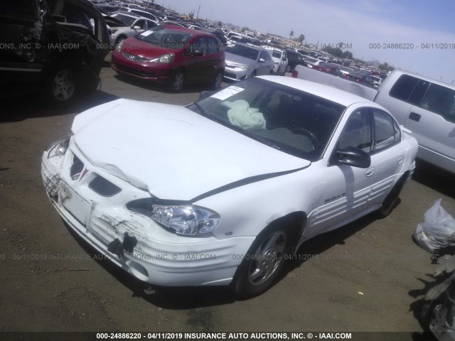 1G2NF52E6YM779522 - 2000 PONTIAC GRAND AM SE1 WHITE photo 2