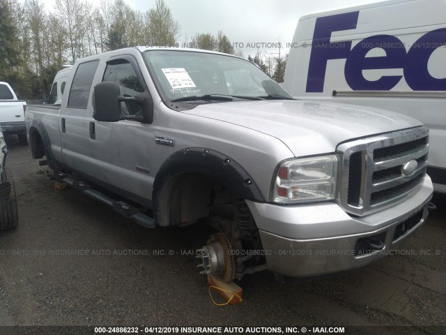 1FTWW31P66EC21975 - 2006 FORD F350 SRW SUPER DUTY GRAY photo 1