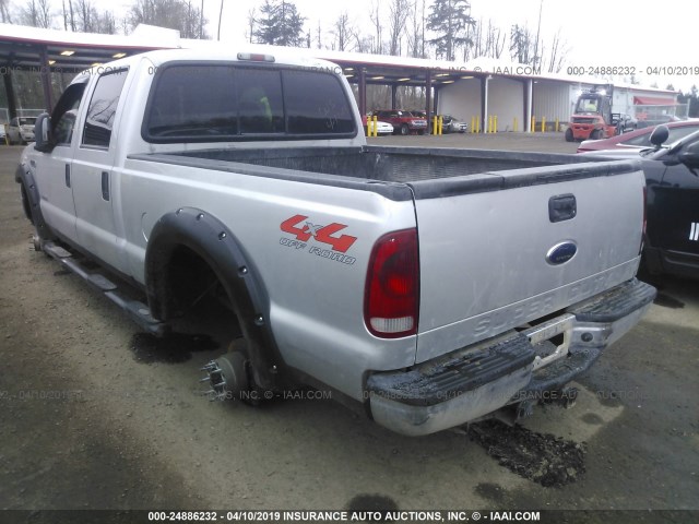 1FTWW31P66EC21975 - 2006 FORD F350 SRW SUPER DUTY GRAY photo 3