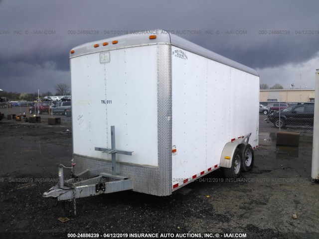 4D6EB1629EC038405 - 2014 CARGO CRAFT TRAILER  WHITE photo 2