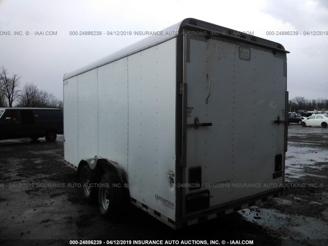 4D6EB1629EC038405 - 2014 CARGO CRAFT TRAILER  WHITE photo 3