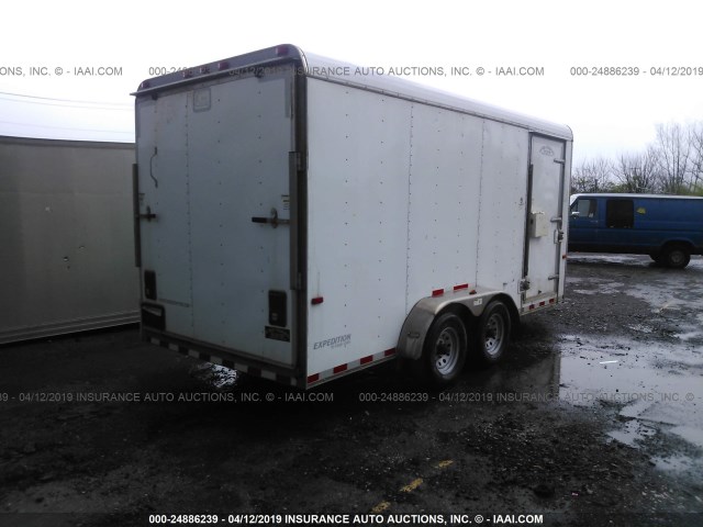 4D6EB1629EC038405 - 2014 CARGO CRAFT TRAILER  WHITE photo 4