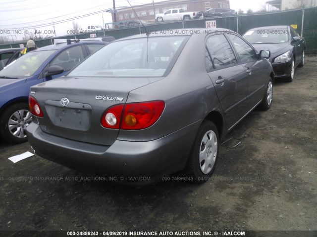 2T1BR32E63C158720 - 2003 TOYOTA COROLLA CE/LE/S TAN photo 4