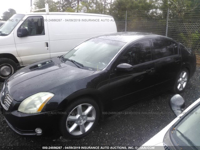 1N4BA41EX6C815360 - 2006 NISSAN MAXIMA SE/SL BLACK photo 2