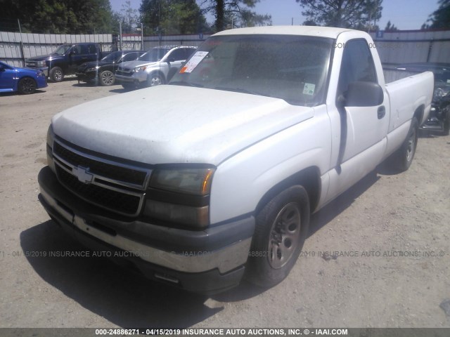 3GCEC14X96G161316 - 2006 CHEVROLET SILVERADO C1500 WHITE photo 2