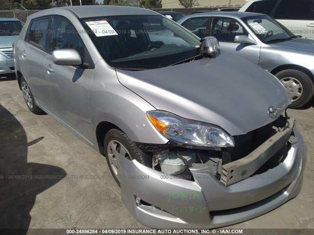 2T1KU4EE3AC410503 - 2010 TOYOTA COROLLA MATRIX  SILVER photo 1