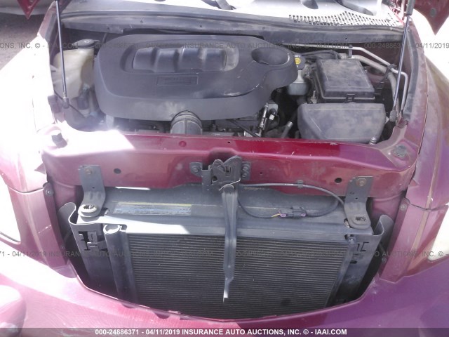 3GNDA23D67S582169 - 2007 CHEVROLET HHR LT MAROON photo 10