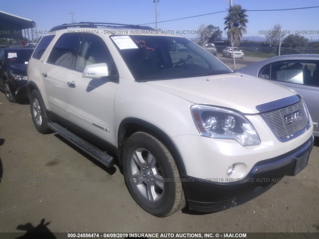 1GKER33788J158800 - 2008 GMC ACADIA SLT-2 WHITE photo 6