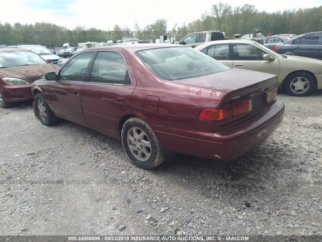 4T1BG22K9YU679703 - 2000 TOYOTA CAMRY CE/LE/XLE MAROON photo 3