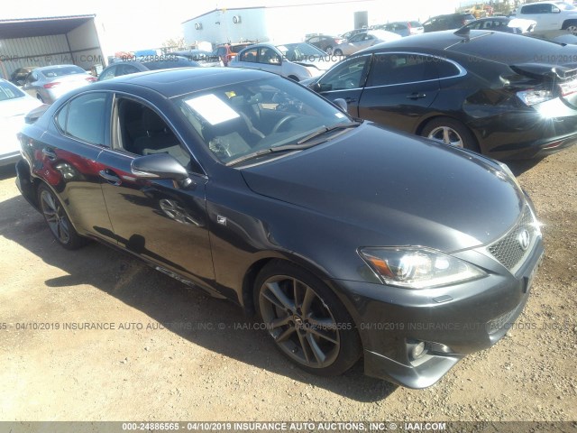 JTHBE5C21B5026423 - 2011 LEXUS IS 350 GRAY photo 1