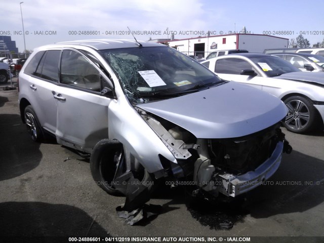 2FMDK3JC6BBA88250 - 2011 FORD EDGE SEL SILVER photo 1