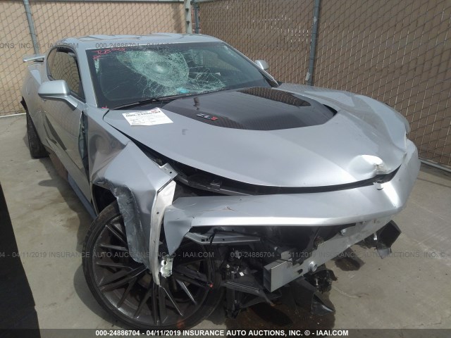 1G1FJ1R65H0193092 - 2017 CHEVROLET CAMARO ZL1 SILVER photo 1