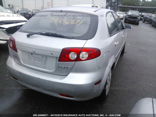 KL5JD66Z96K362896 - 2006 SUZUKI RENO GRAY photo 4