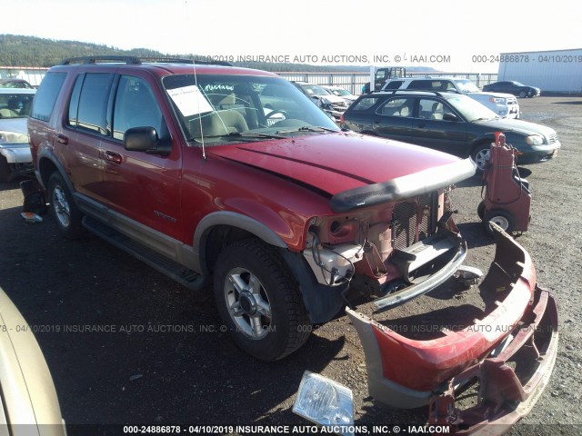 1FMZU73E82ZC26955 - 2002 FORD EXPLORER XLT RED photo 1