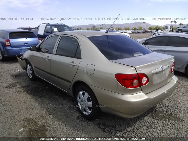 1NXBR32E48Z028392 - 2008 TOYOTA COROLLA CE/LE/S GOLD photo 3