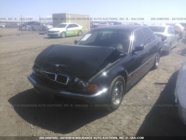 WBAGF8325WDL51963 - 1998 BMW 740 I AUTOMATIC BLACK photo 2