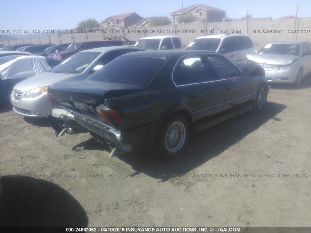 WBAGF8325WDL51963 - 1998 BMW 740 I AUTOMATIC BLACK photo 4