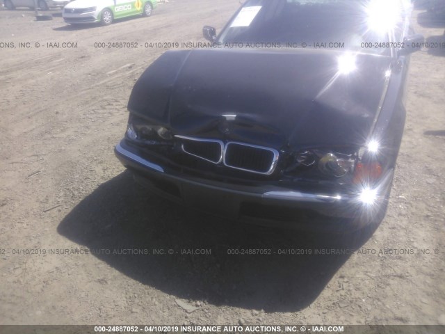 WBAGF8325WDL51963 - 1998 BMW 740 I AUTOMATIC BLACK photo 6