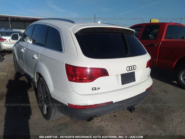 WA1BY74L58D012674 - 2008 AUDI Q7 3.6 QUATTRO PREMIUM WHITE photo 3