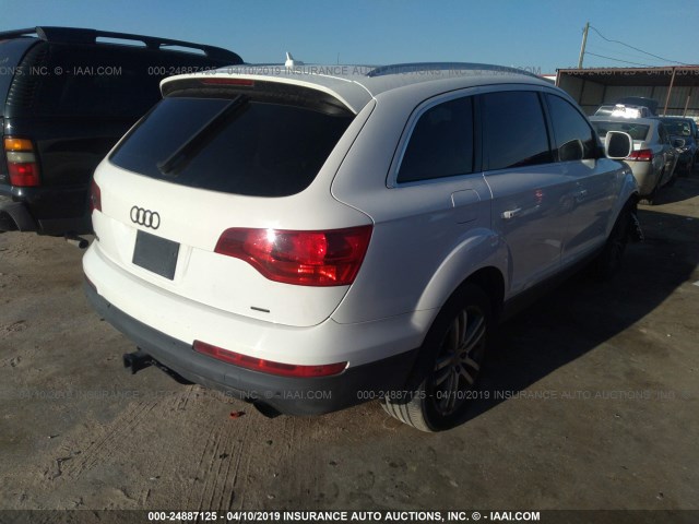 WA1BY74L58D012674 - 2008 AUDI Q7 3.6 QUATTRO PREMIUM WHITE photo 4