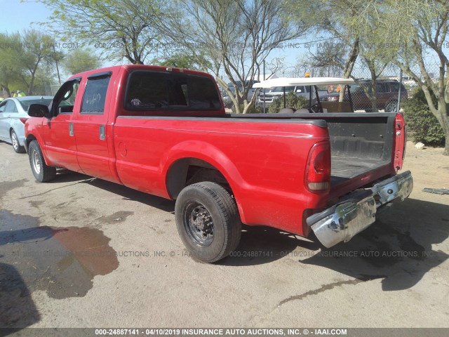 1FTSW30P34EB81240 - 2004 FORD F350 SRW SUPER DUTY RED photo 3