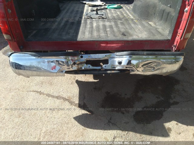 1FTSW30P34EB81240 - 2004 FORD F350 SRW SUPER DUTY RED photo 6