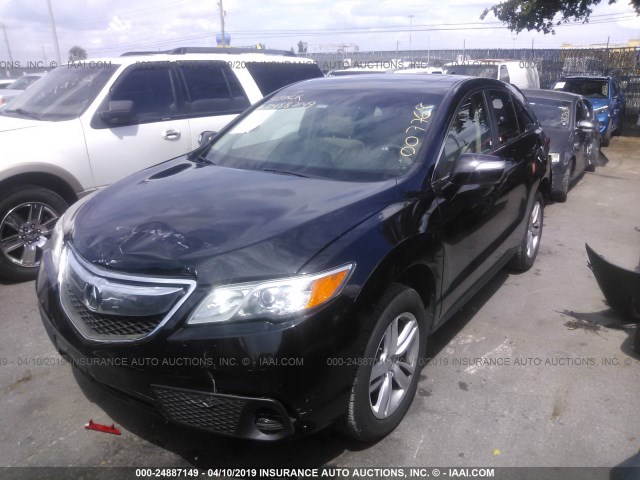 5J8TB4H3XFL007768 - 2015 ACURA RDX BLACK photo 2