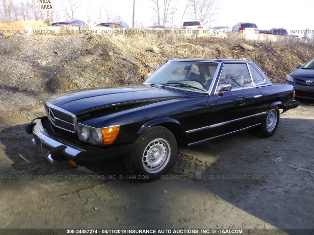 10704412022104 - 1975 MERCEDES-BENZ 450SL BLACK photo 2