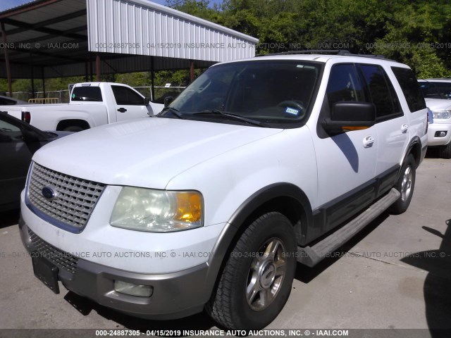 1FMRU17W64LA95773 - 2004 FORD EXPEDITION EDDIE BAUER WHITE photo 2