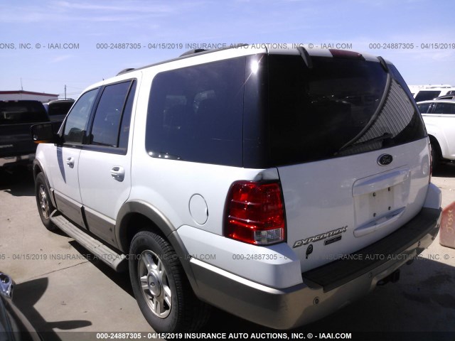 1FMRU17W64LA95773 - 2004 FORD EXPEDITION EDDIE BAUER WHITE photo 3