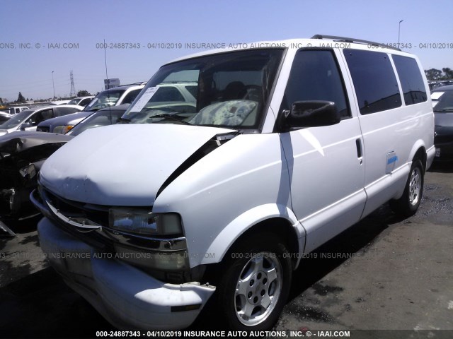 1GNDM19X35B112953 - 2005 CHEVROLET ASTRO WHITE photo 2