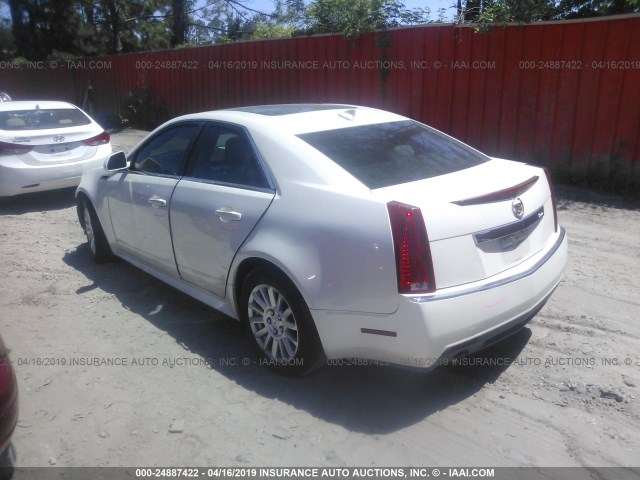 1G6DF5EYXB0117117 - 2011 CADILLAC CTS LUXURY COLLECTION WHITE photo 3