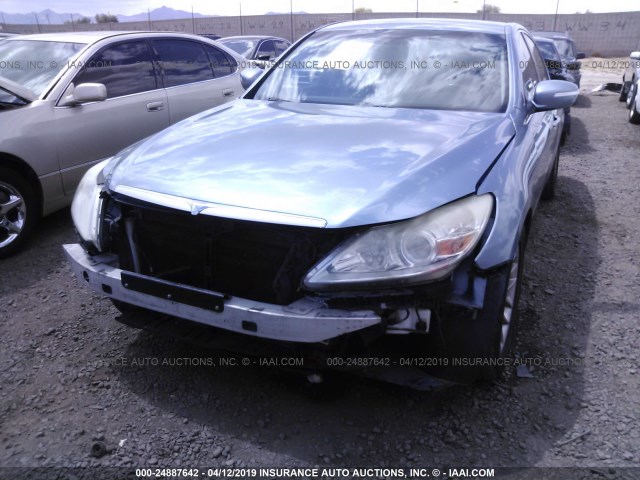 KMHGC4DE0AU097550 - 2010 HYUNDAI GENESIS 3.8L SILVER photo 6