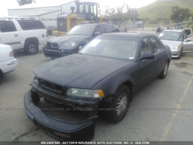 JH4KA7664RC001317 - 1994 ACURA LEGEND L BLACK photo 2