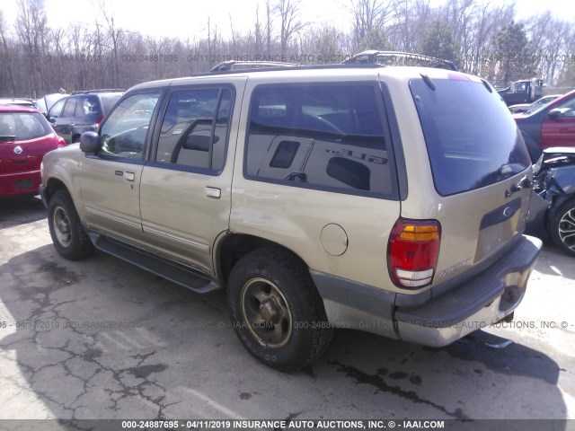 1FMZU73E9YZA50040 - 2000 FORD EXPLORER XLT GOLD photo 3