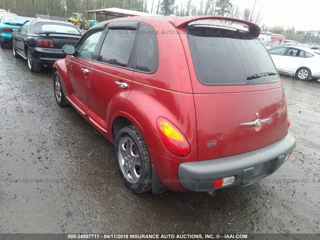 3C8FY68BX2T235232 - 2002 CHRYSLER PT CRUISER LIMITED/DREAM CRUISER RED photo 3