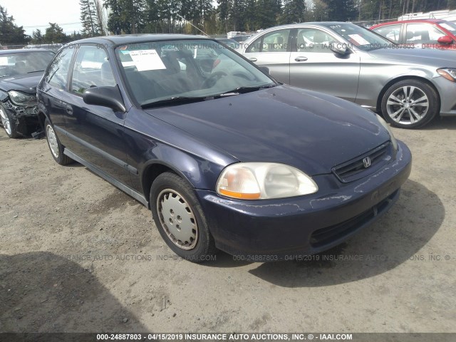 2HGEJ644XVH120430 - 1997 HONDA CIVIC DX BLUE photo 1