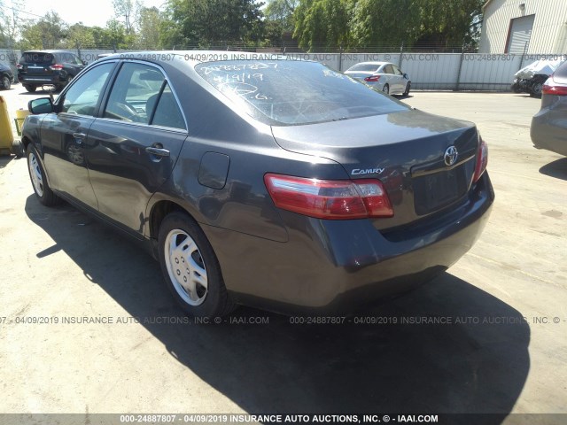 4T1BE46K27U592445 - 2007 TOYOTA CAMRY NEW GENERAT CE/LE/XLE/SE GRAY photo 3