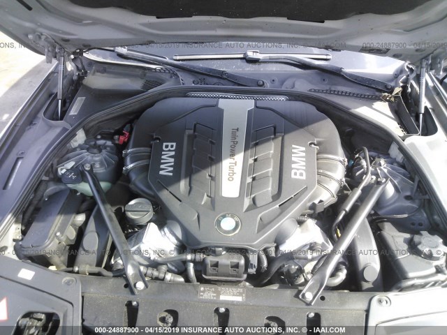 WBAFR9C54CDX79408 - 2012 BMW 550 I GRAY photo 10