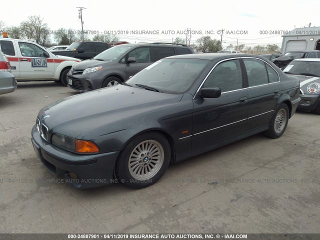 WBADN6348YGM66196 - 2000 BMW 540 I AUTOMATIC GRAY photo 2