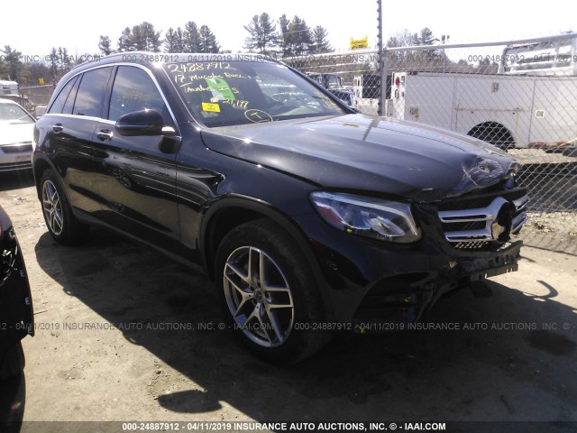 WDC0G4KB8HV012813 - 2017 MERCEDES-BENZ GLC 300 4MATIC BLACK photo 1