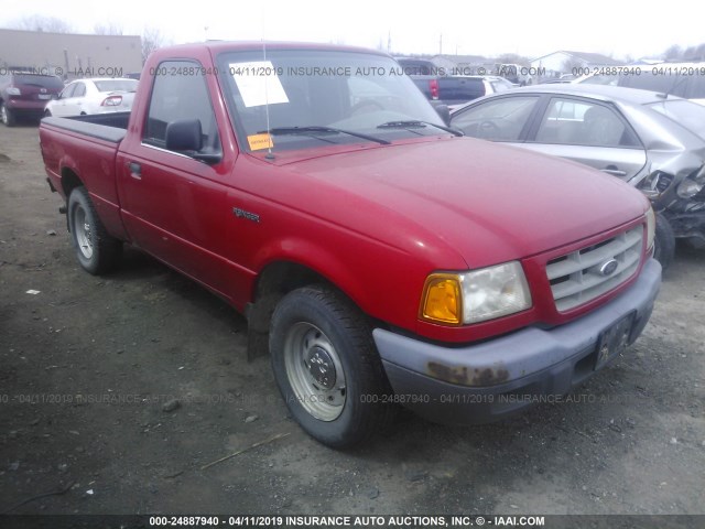 1FTYR10D92TA46736 - 2002 FORD RANGER RED photo 1