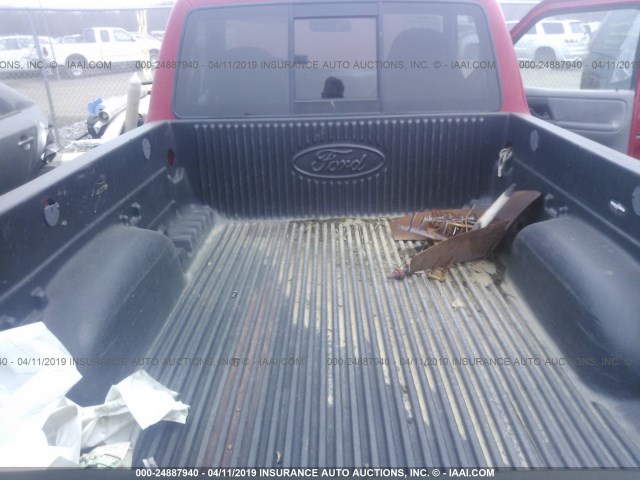 1FTYR10D92TA46736 - 2002 FORD RANGER RED photo 8